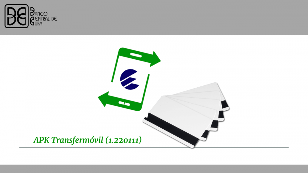 Imagen relacionada con la noticia :Disponible nueva versión de la APK Transfermóvil (1.220111)